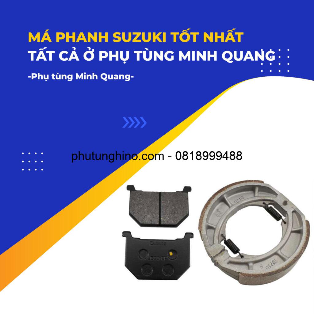 Má phanh Suzuki - Top 1 nhà phân phối chính hãng 1 Má phanh suzuki tại Phụ tùng Minh Quang