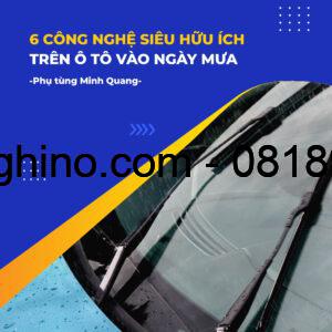 Công nghệ trên ô tô vào ngày mưa