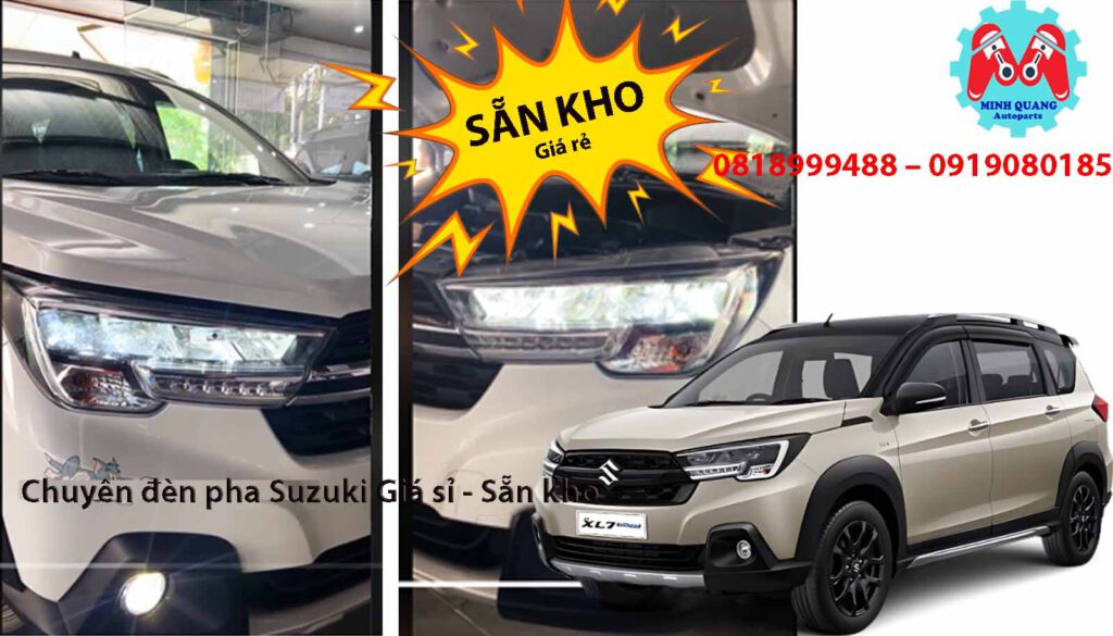 Den pha Suzuki XL7 trai phai