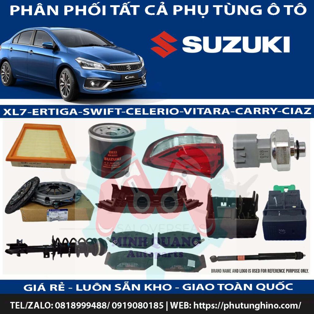 Phụ tùng ô tô suzuki chính hãng tại Việt nam