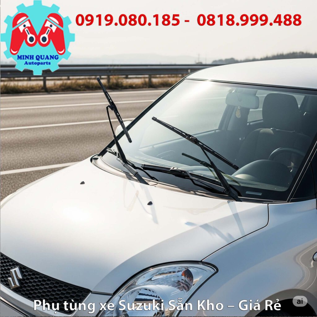 Cần Gạt Mưa Cho Suzuki Swift – Bền, Êm, Chống Vạch Nước Tối Ưu 2 Cần gạt mưa thay cho xe Suzuki Swift